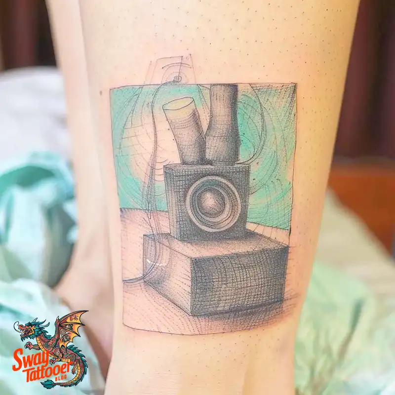 100 Camera Tattoo Design Ideas: Symbolism and Meaning 17 Camera Tattoo Design