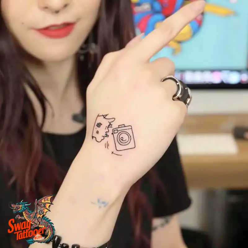 100 Camera Tattoo Design Ideas: Symbolism and Meaning 16 Camera Tattoo Design