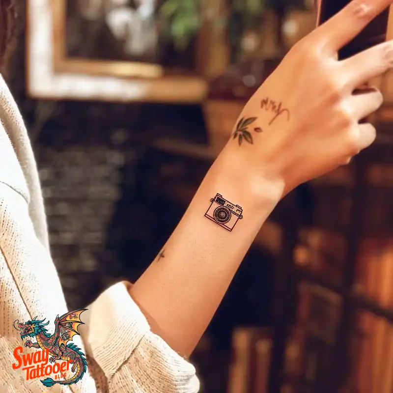 100 Camera Tattoo Design Ideas: Symbolism and Meaning 14 Camera Tattoo Design