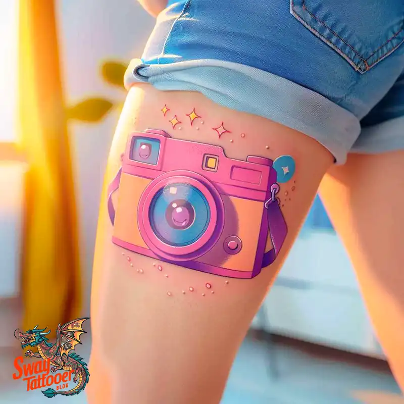 100 Camera Tattoo Design Ideas: Symbolism and Meaning 13 Camera Tattoo Design