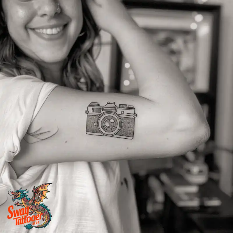 100 Camera Tattoo Design Ideas: Symbolism and Meaning 8 Camera Tattoo Design