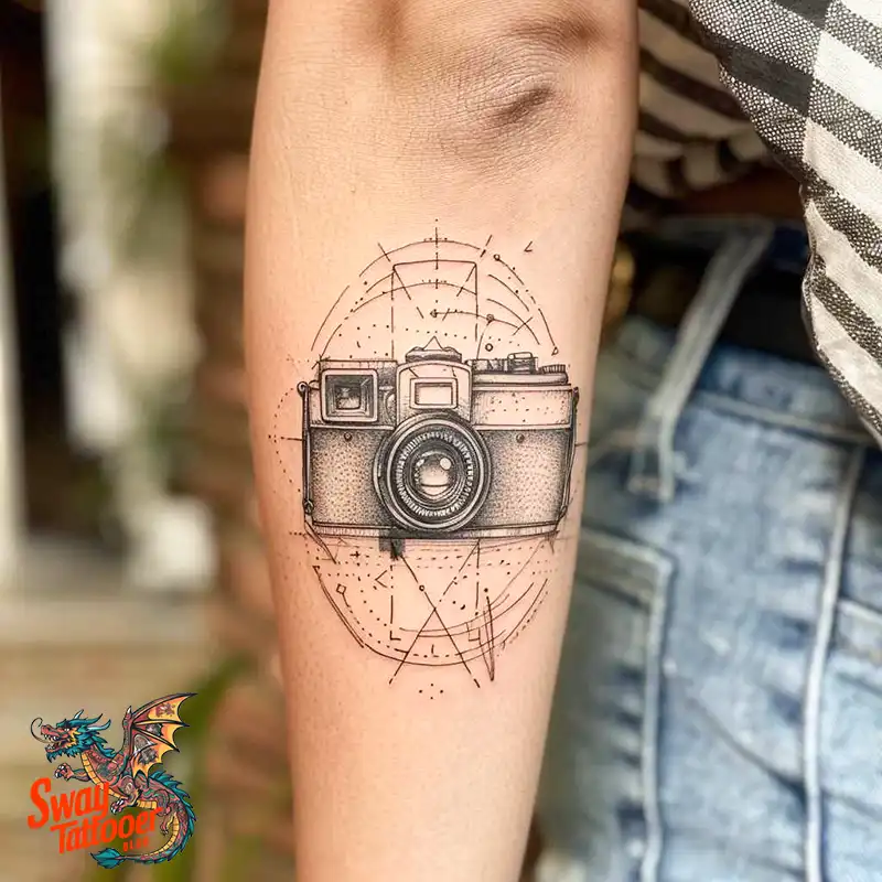 100 Camera Tattoo Design Ideas: Symbolism and Meaning 74 camera7