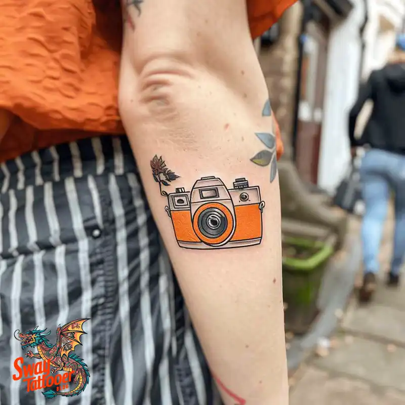 100 Camera Tattoo Design Ideas: Symbolism and Meaning 9 Camera Tattoo Design