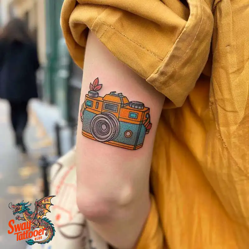 100 Camera Tattoo Design Ideas: Symbolism and Meaning 10 Camera Tattoo Design