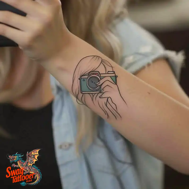 100 Camera Tattoo Design Ideas: Symbolism and Meaning 12 Camera Tattoo Design