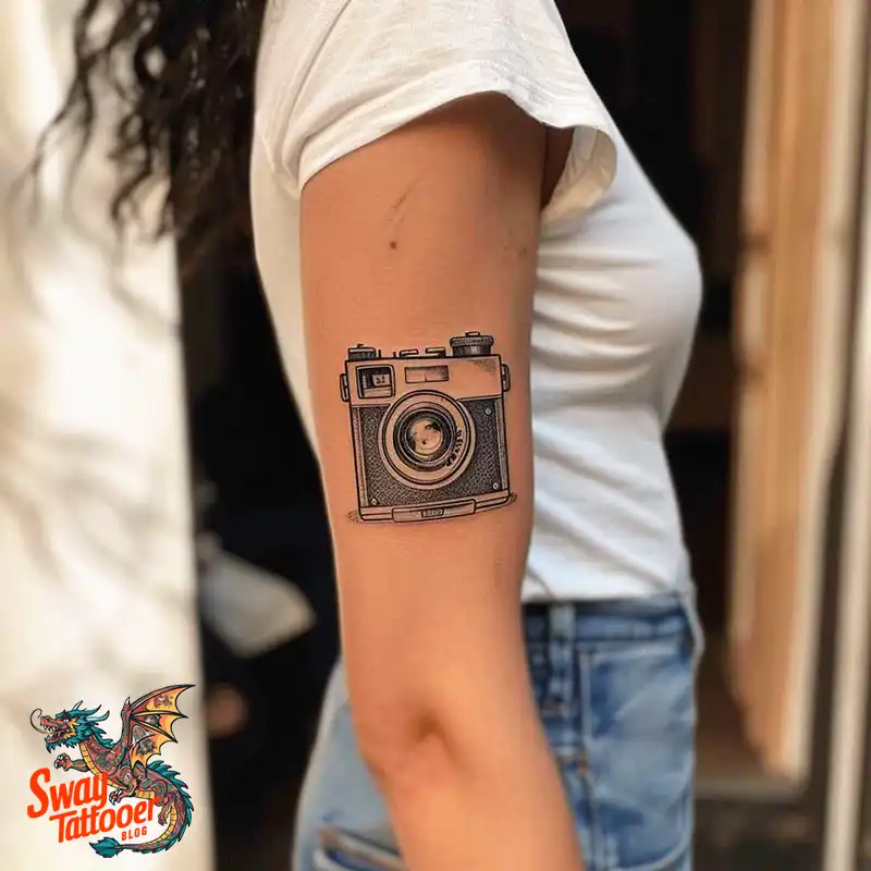 100 Camera Tattoo Design Ideas: Symbolism and Meaning 1 Camera Tattoo Design