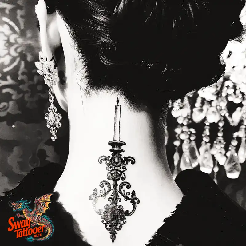 160 Candle Tattoo Designs: Your Skin with Symbolic Art 66 Candle Tattoo Ideas