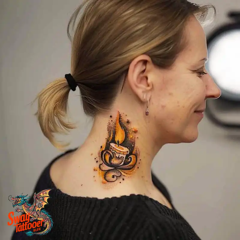 160 Candle Tattoo Designs: Your Skin with Symbolic Art 56 Candle Tattoo Ideas