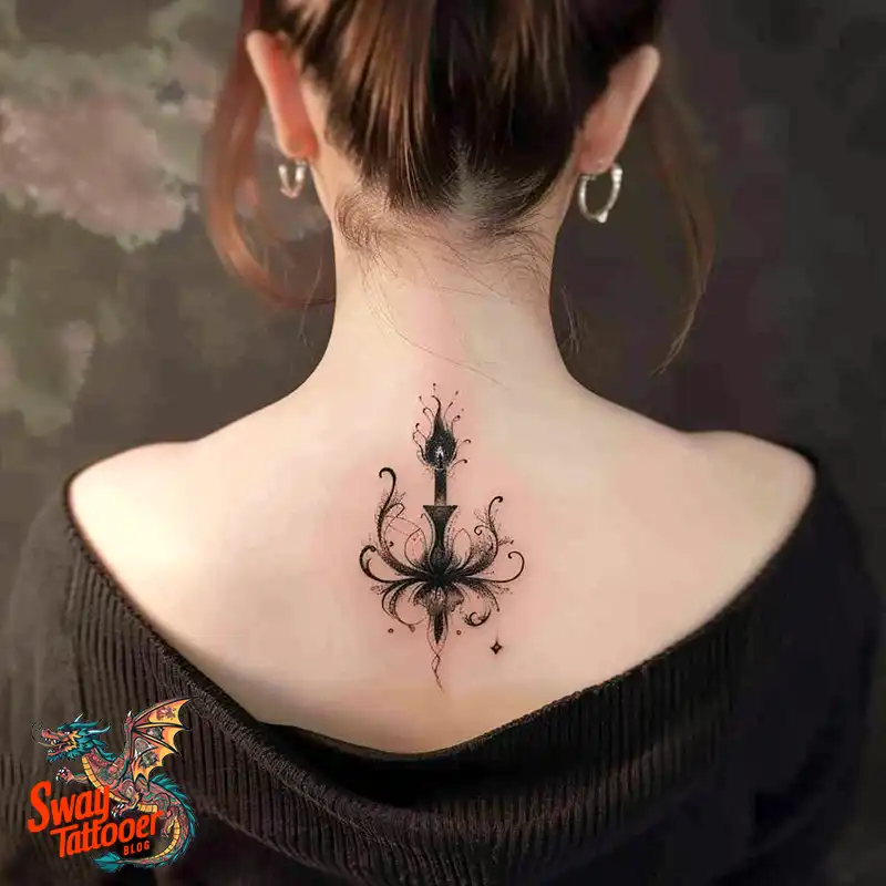 160 Candle Tattoo Designs: Your Skin with Symbolic Art 57 Candle Tattoo Ideas