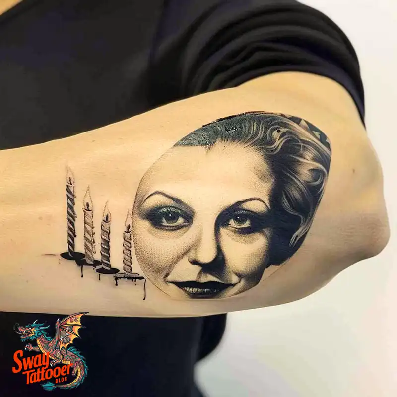 160 Candle Tattoo Designs: Your Skin with Symbolic Art 25 Candle Tattoo Designs