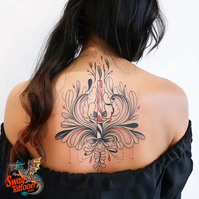 160 Candle Tattoo Designs: Your Skin with Symbolic Art 7 Candle Tattoo Designs