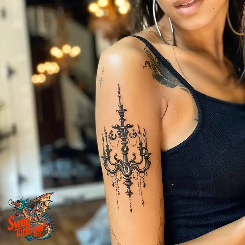 160 Candle Tattoo Designs: Your Skin with Symbolic Art 115 candle49