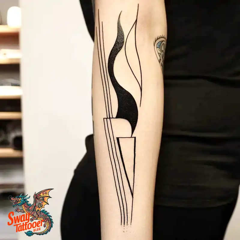 160 Candle Tattoo Designs: Your Skin with Symbolic Art 112 candle53