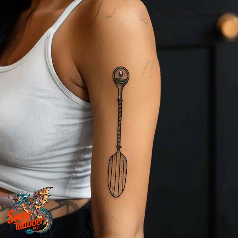 120 Canoe Paddle Tattoo Designs: Symbolism and Meaning 19 Canoe Paddle Tattoo Designs