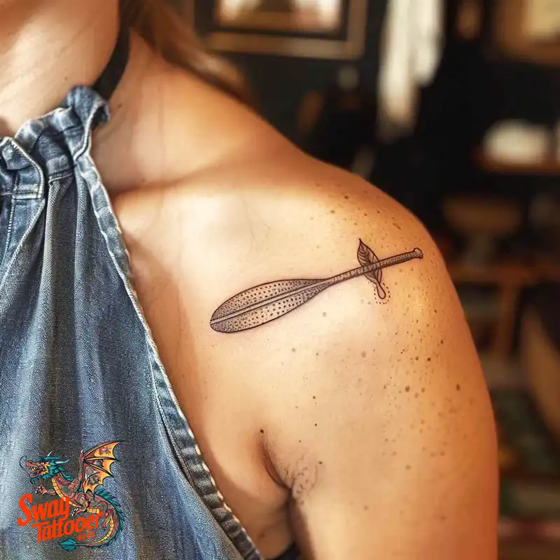 120 Canoe Paddle Tattoo Designs: Symbolism and Meaning 14 Canoe Paddle Tattoo Designs