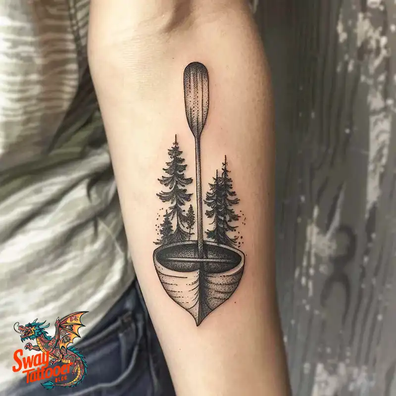 120 Canoe Paddle Tattoo Designs: Symbolism and Meaning 120 Canoe Paddle Tattoo