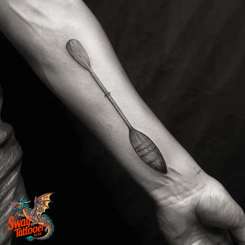 120 Canoe Paddle Tattoo Designs: Symbolism and Meaning 98 Canoe Paddle Tattoo