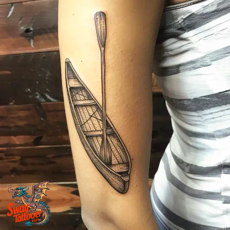 120 Canoe Paddle Tattoo Designs: Symbolism and Meaning 99 Canoe Paddle Tattoo