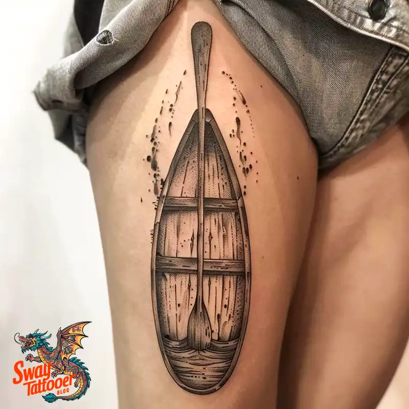 120 Canoe Paddle Tattoo Designs: Symbolism and Meaning 102 Canoe Paddle Tattoo