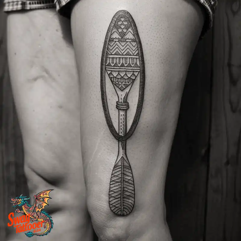 120 Canoe Paddle Tattoo Designs: Symbolism and Meaning 85 Canoe Paddle Tattoo
