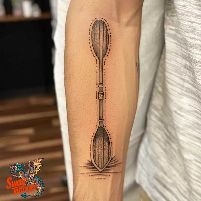 120 Canoe Paddle Tattoo Designs: Symbolism and Meaning 96 Canoe Paddle Tattoo