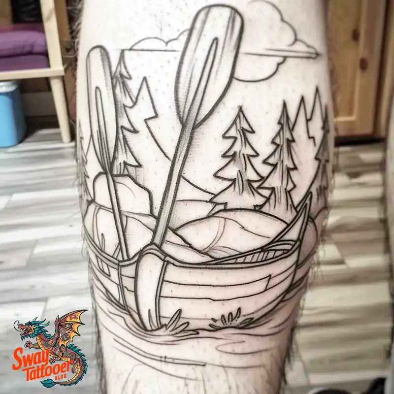 120 Canoe Paddle Tattoo Designs: Symbolism and Meaning 87 Canoe Paddle Tattoo