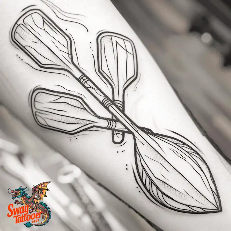120 Canoe Paddle Tattoo Designs: Symbolism and Meaning 89 Canoe Paddle Tattoo