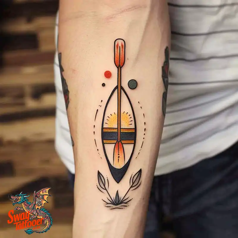 120 Canoe Paddle Tattoo Designs: Symbolism and Meaning 83 Canoe Paddle Tattoo