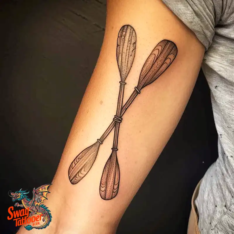 120 Canoe Paddle Tattoo Designs: Symbolism and Meaning 80 Canoe Paddle Tattoo