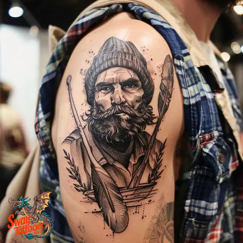 120 Canoe Paddle Tattoo Designs: Symbolism and Meaning 74 Canoe Paddle Tattoo