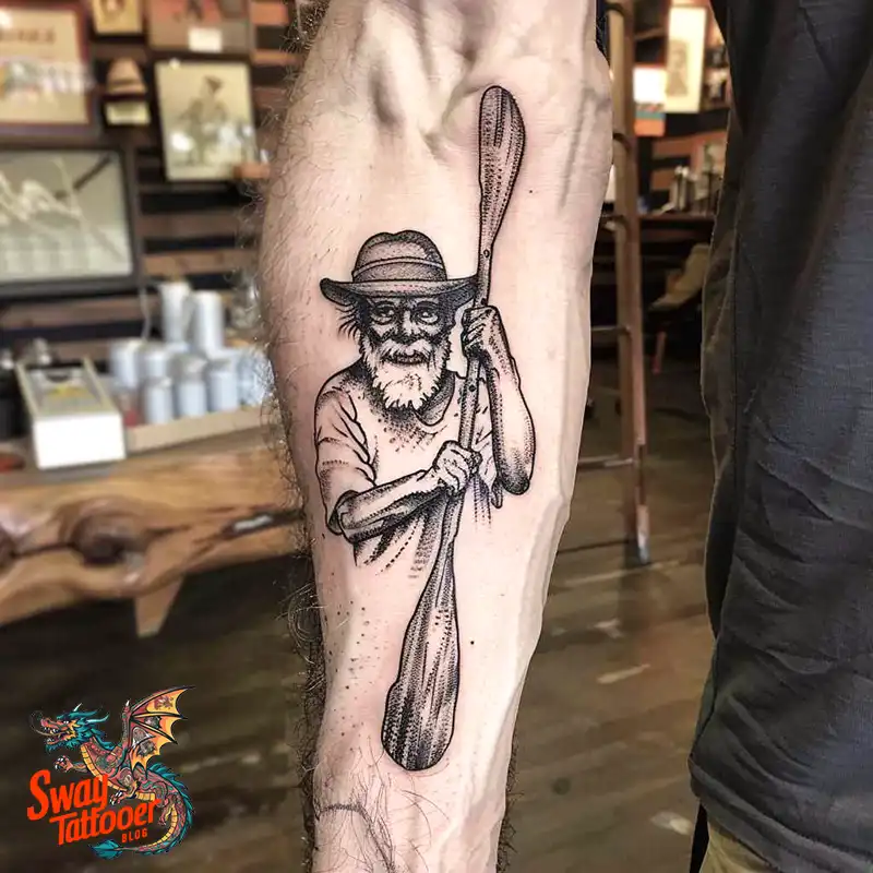 120 Canoe Paddle Tattoo Designs: Symbolism and Meaning 75 Canoe Paddle Tattoo