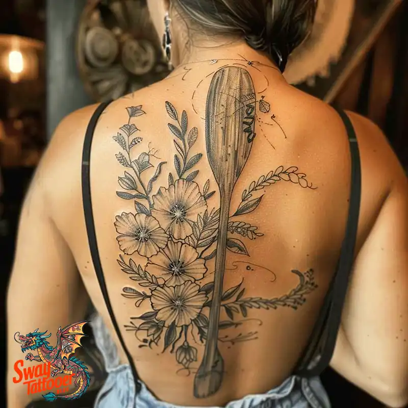 120 Canoe Paddle Tattoo Designs: Symbolism and Meaning 68 Canoe Paddle Tattoo Ideas