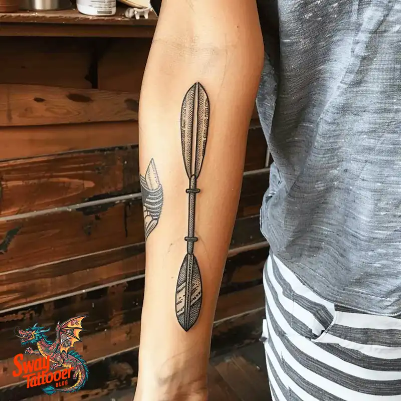 120 Canoe Paddle Tattoo Designs: Symbolism and Meaning 60 Canoe Paddle Tattoo Ideas