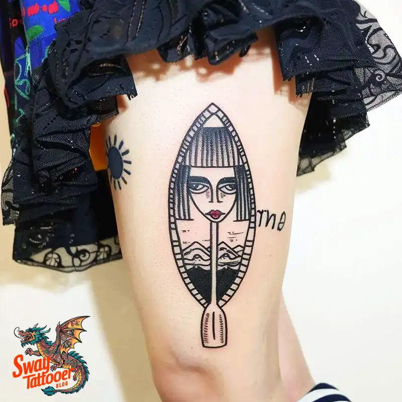 120 Canoe Paddle Tattoo Designs: Symbolism and Meaning 43 Canoe Paddle Tattoo Ideas