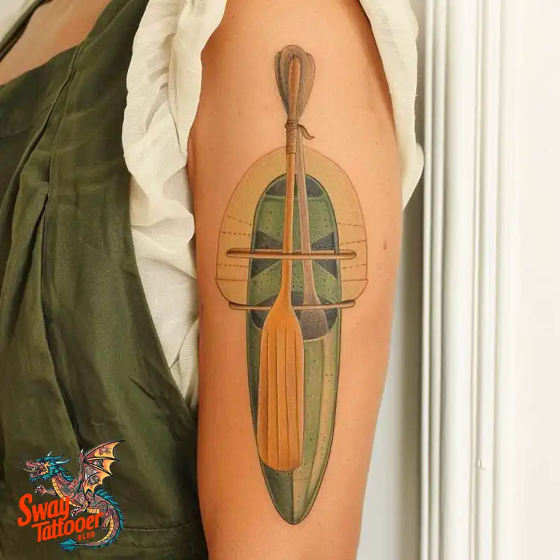 120 Canoe Paddle Tattoo Designs: Symbolism and Meaning 37 Canoe Paddle Tattoo Designs