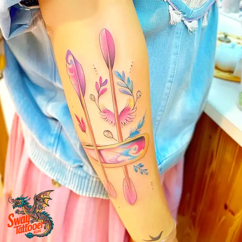 120 Canoe Paddle Tattoo Designs: Symbolism and Meaning 30 Canoe Paddle Tattoo Designs