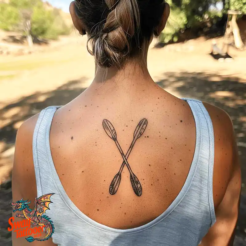 120 Canoe Paddle Tattoo Designs: Symbolism and Meaning 23 Canoe Paddle Tattoo Designs