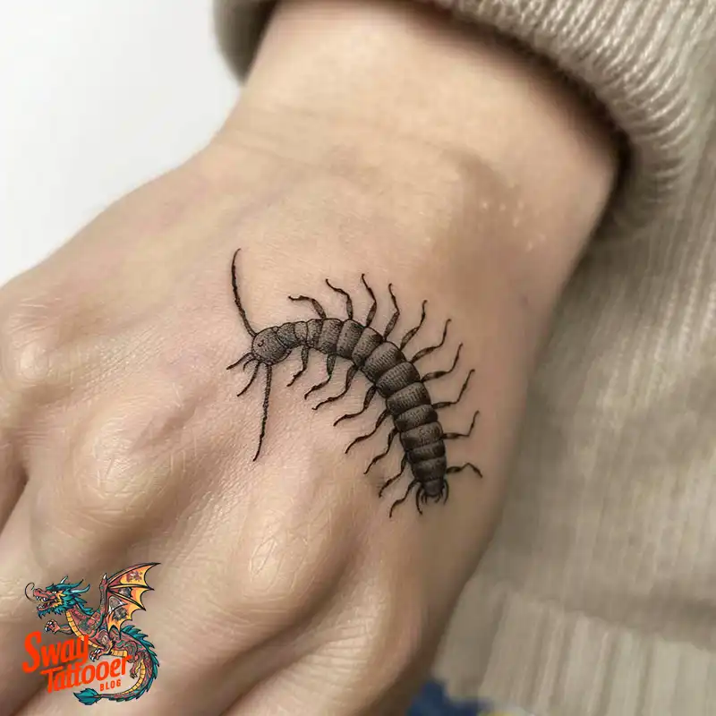 100 Centipede Tattoo Designs Symbolism, Style, & Longevity 80 centipede10