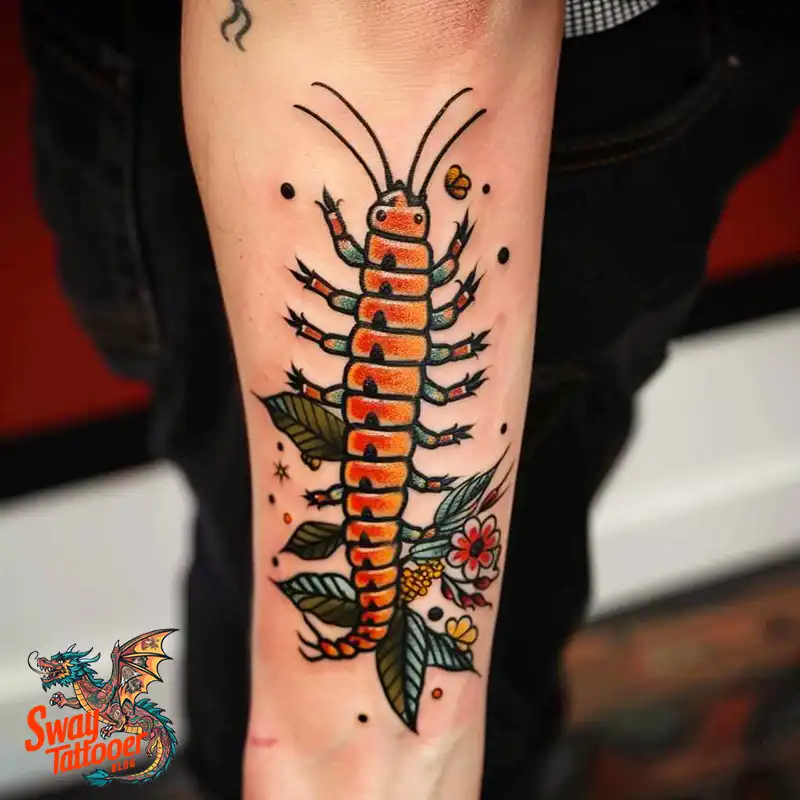 100 Centipede Tattoo Designs Symbolism, Style, & Longevity 67 centipede12