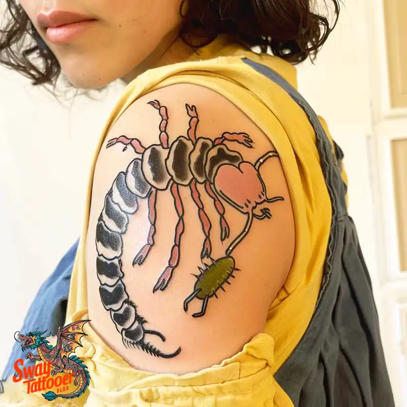 100 Centipede Tattoo Designs Symbolism, Style, & Longevity 78 centipede14