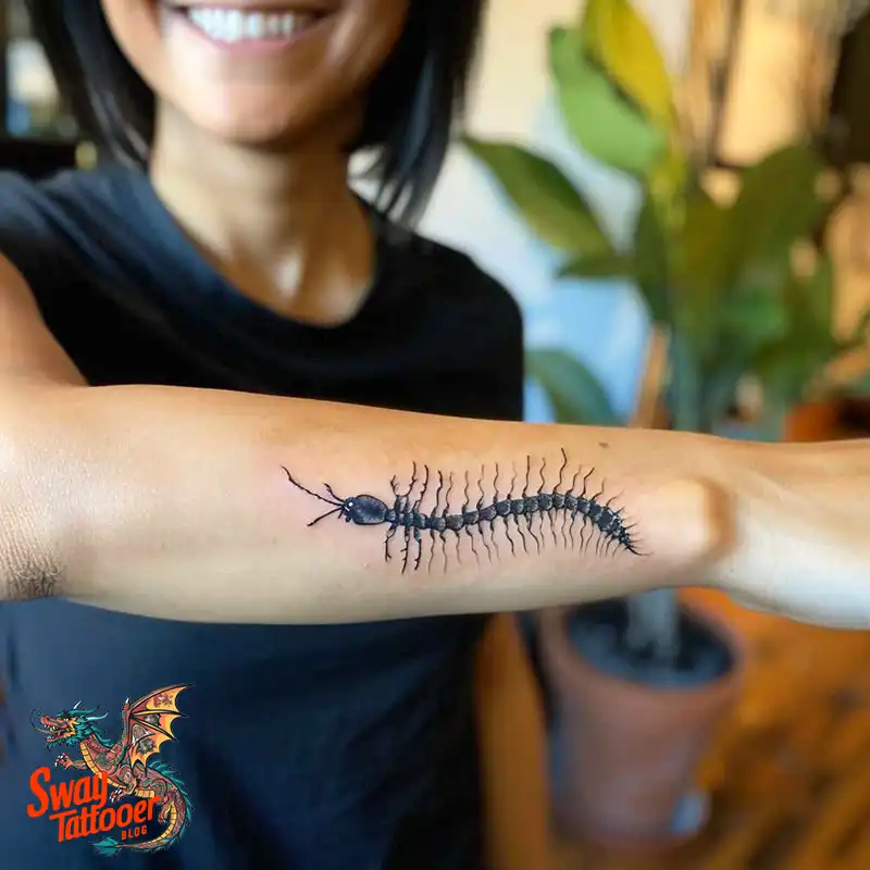 100 Centipede Tattoo Designs Symbolism, Style, & Longevity 76 Centipede Tattoo