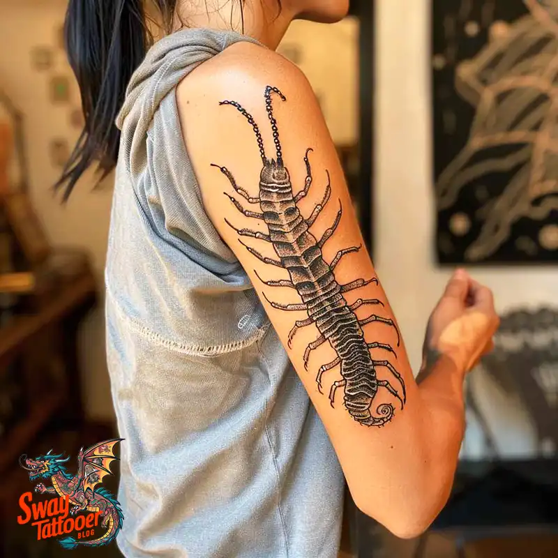 100 Centipede Tattoo Designs Symbolism, Style, & Longevity 62 Centipede Tattoo
