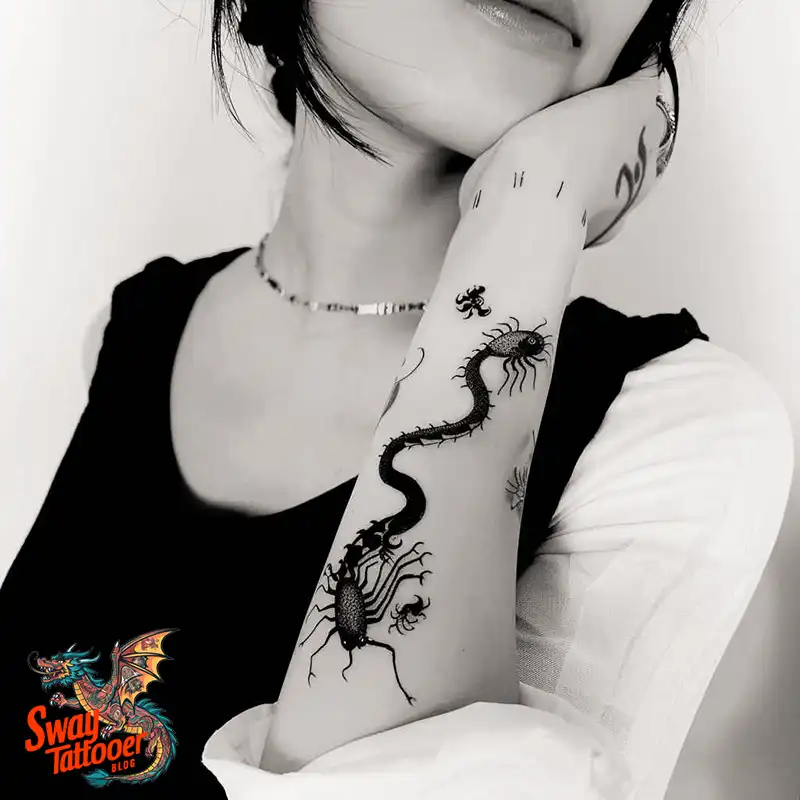 100 Centipede Tattoo Designs Symbolism, Style, & Longevity 43 Centipede Tattoo Ideas