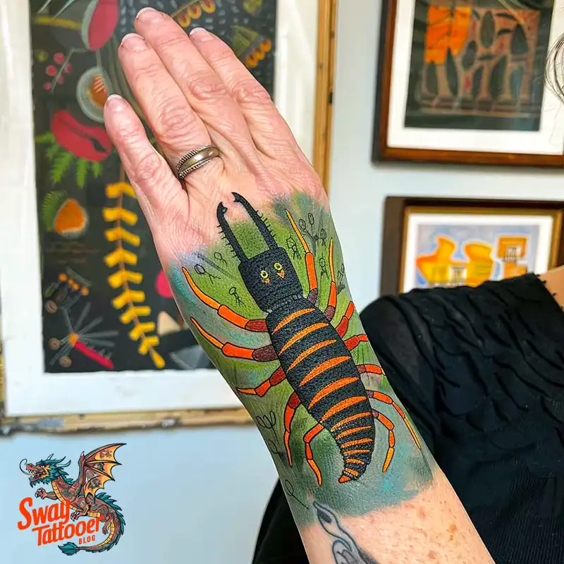 100 Centipede Tattoo Designs Symbolism, Style, & Longevity 16 Centipede Tattoo Designs