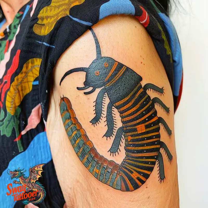 100 Centipede Tattoo Designs Symbolism, Style, & Longevity 13 Centipede Tattoo Designs