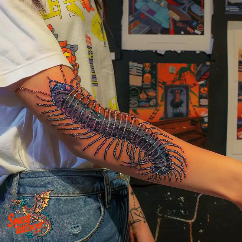 100 Centipede Tattoo Designs Symbolism, Style, & Longevity 12 Centipede Tattoo Designs