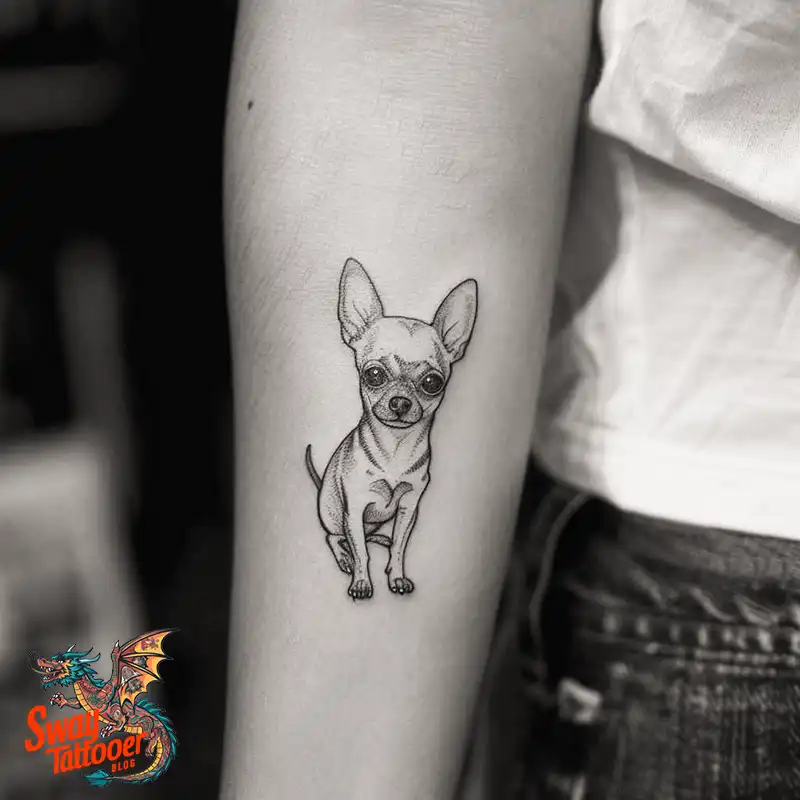 100 Chihuahua Tattoo Designs: Symbolism and Meaning 74 chihuahua11
