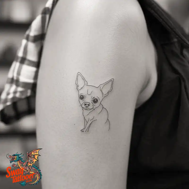100 Chihuahua Tattoo Designs: Symbolism and Meaning 69 chihuahua14