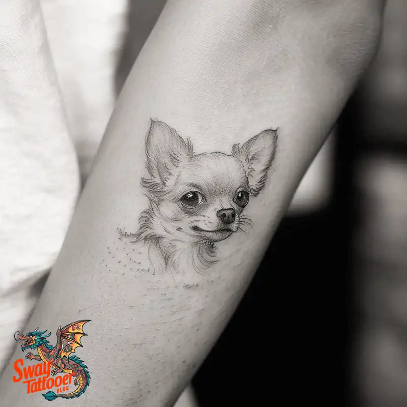 100 Chihuahua Tattoo Designs: Symbolism and Meaning 83 chihuahua2