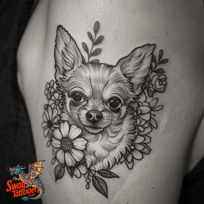 100 Chihuahua Tattoo Designs: Symbolism and Meaning 65 chihuahua21